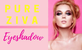 Pure Ziva Daffodil Yellow Eyeshadow with applicator