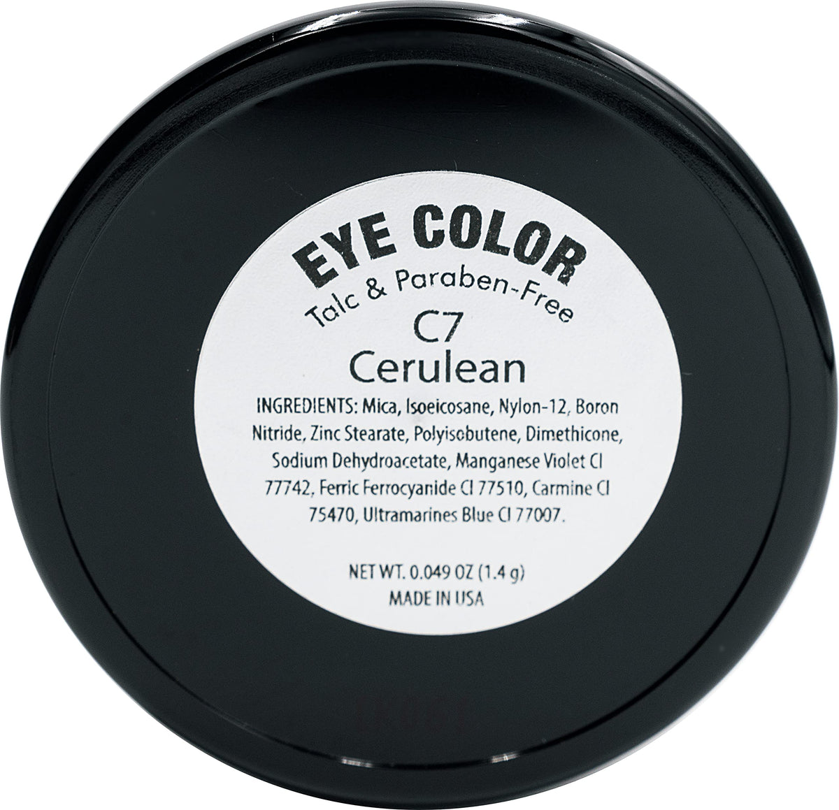 Pure Ziva Matte Cerulean Cobalt Eyeshadow in packaging