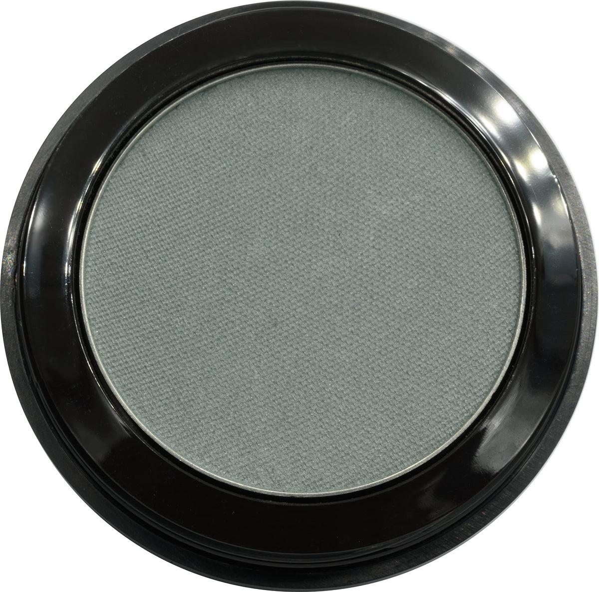 Pure Ziva Pressed Powder Single Eyeshadow front view in deep green blue grey