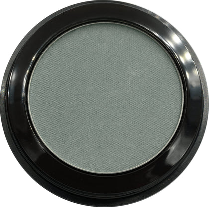 Pure Ziva Pressed Powder Single Eyeshadow front view in deep green blue grey
