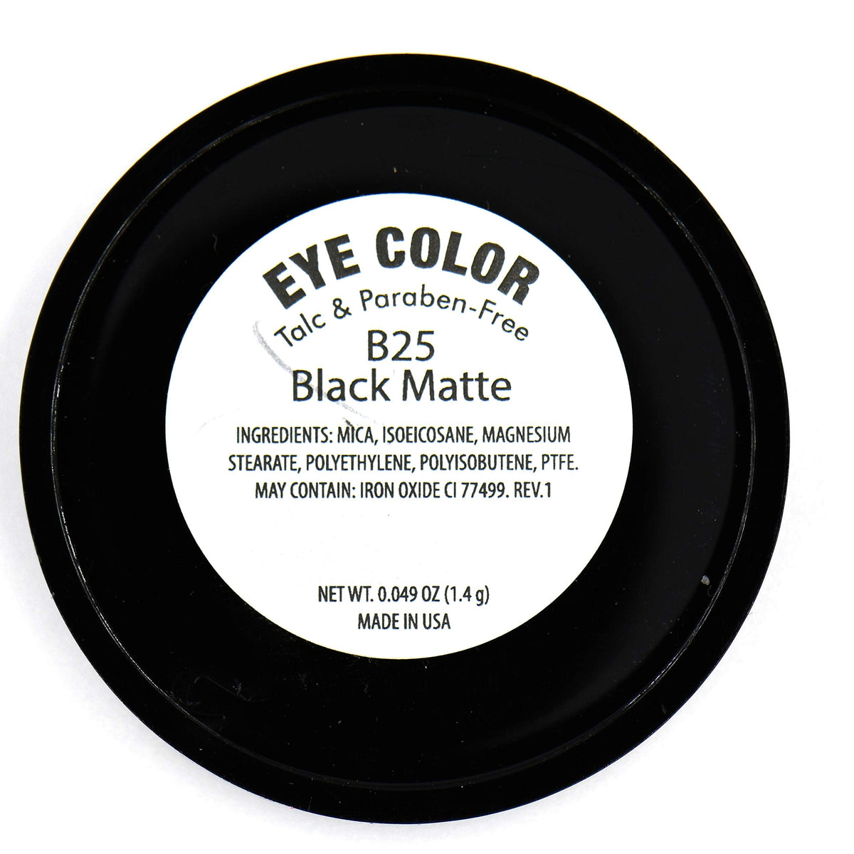 Pure Ziva Smokey Eye Onyx Eyeshadow swatch on skin