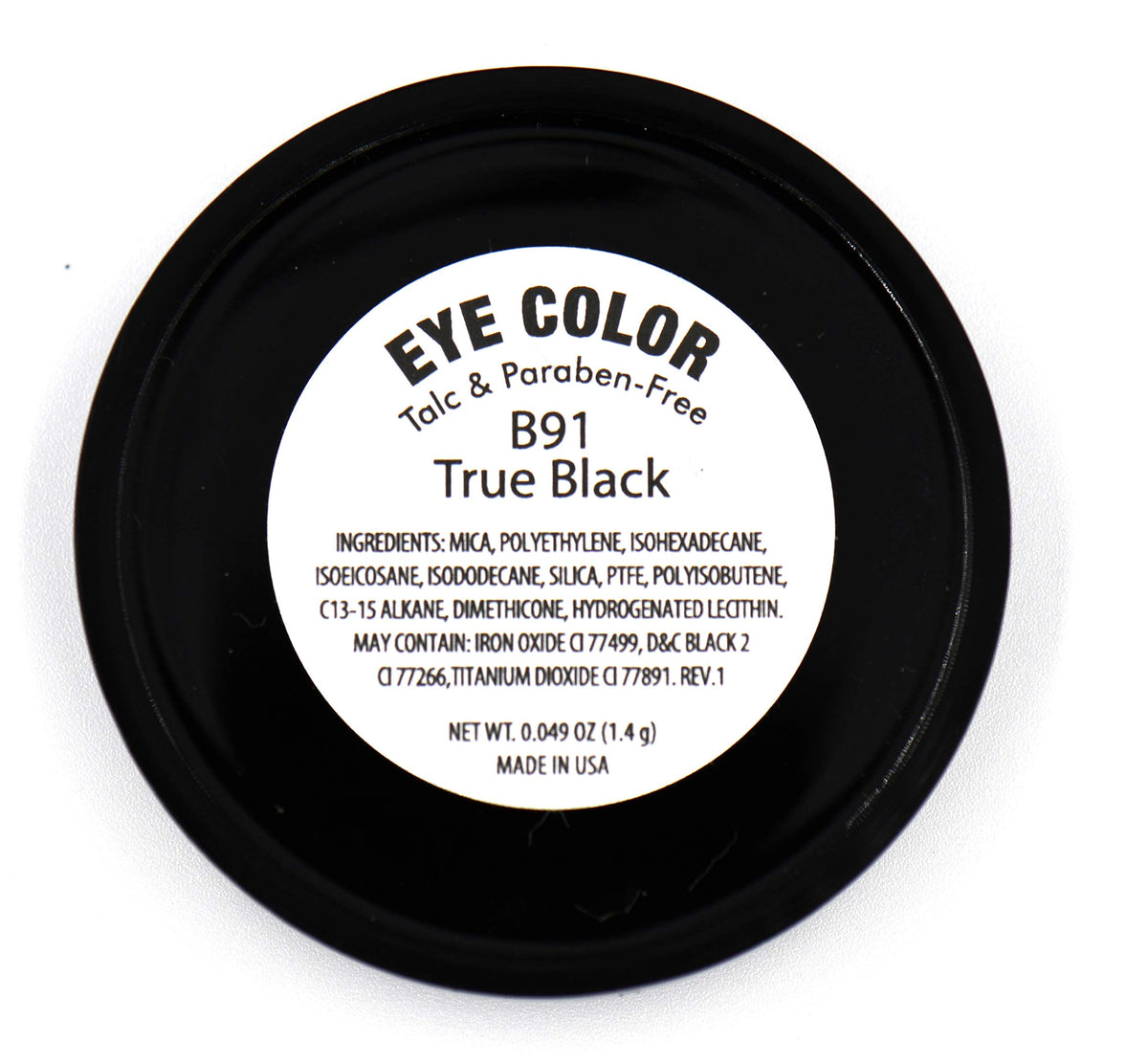 Pure Ziva True Black Night Smokey Eyeshadow close-up of product