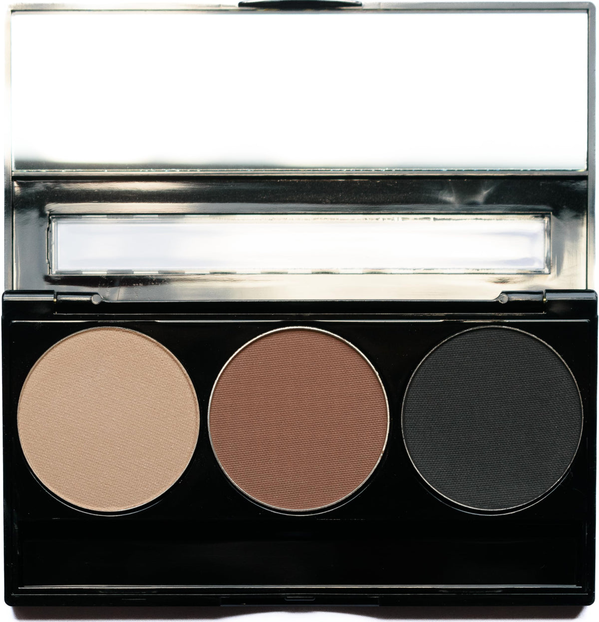 Pure Ziva Vegan Eyeshadow Trio Palette front view with shades
