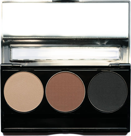 Pure Ziva Vegan Eyeshadow Trio Palette front view with shades