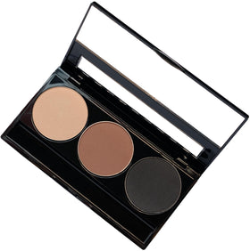Pure Ziva Vegan Eyeshadow Trio Palette swatches on skin