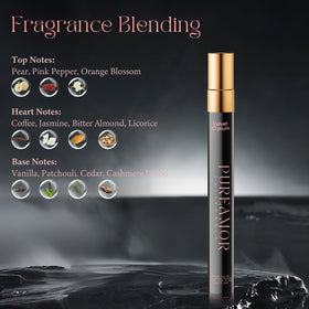 PUREAMOR Amber Vanilla Perfume 12ml bottle with cap