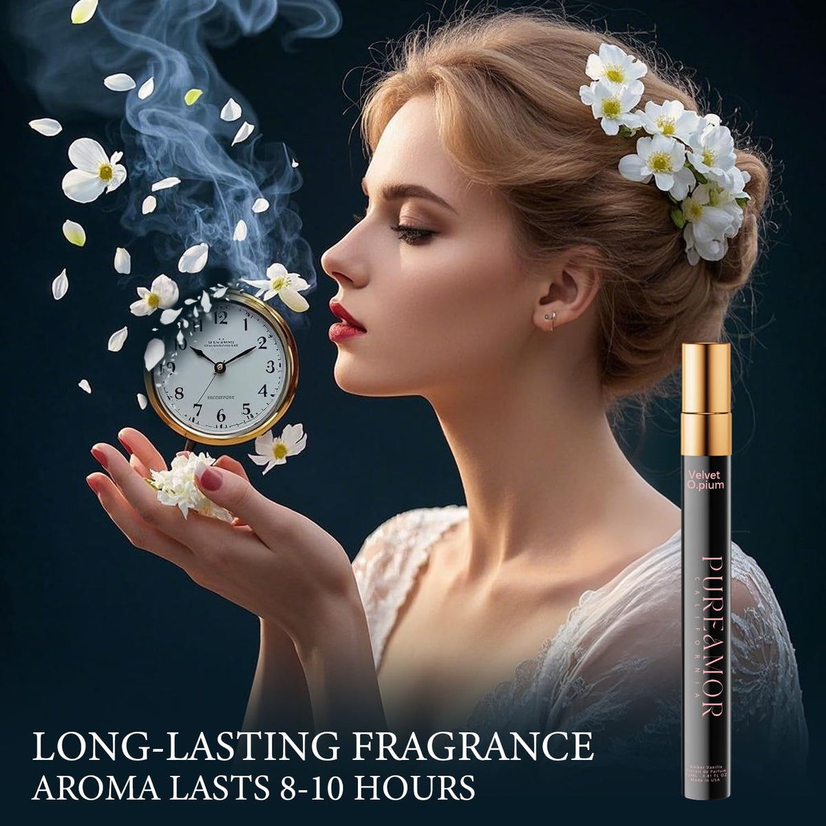 PUREAMOR Amber Vanilla Perfume 12ml packaging