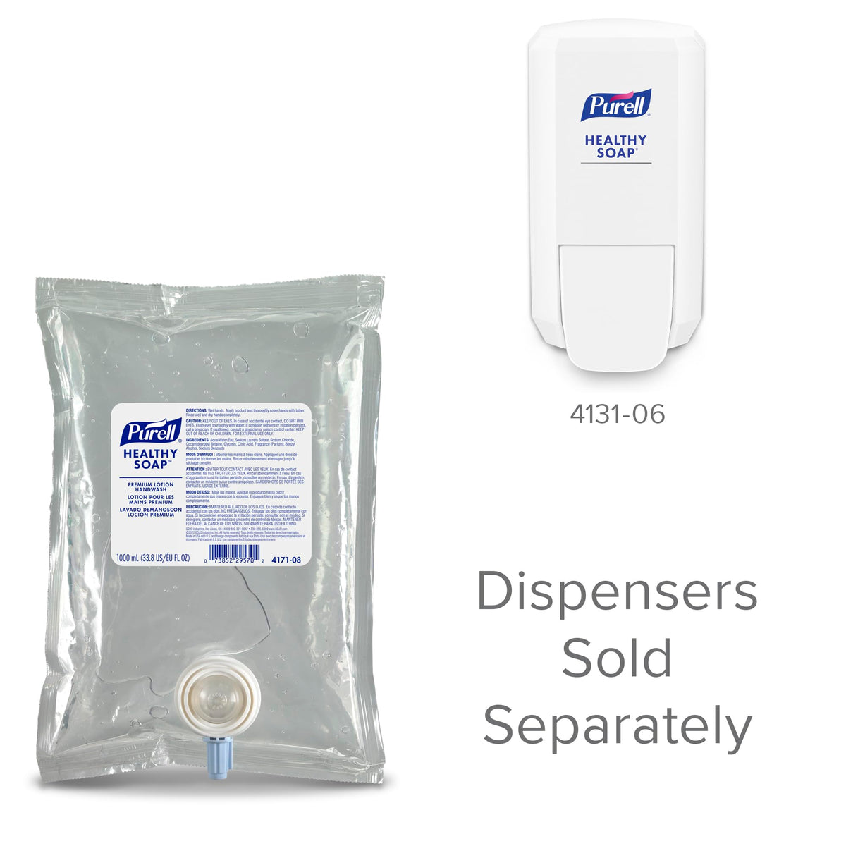 Purell Lotion Soap Refill case with 8 bottles