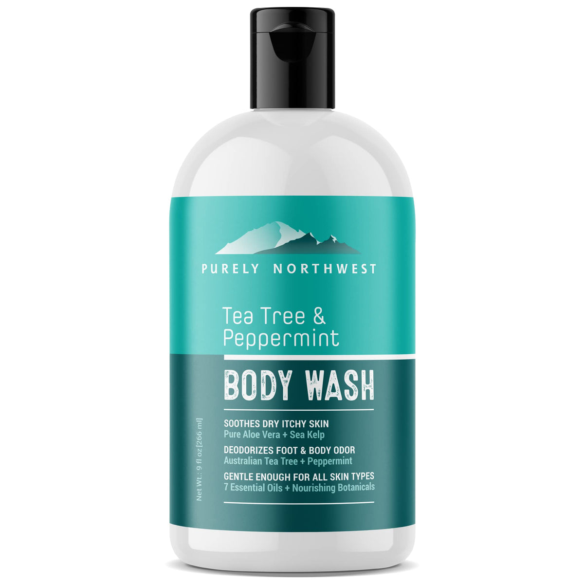 Purely Northwest Tea Tree Body Wash 290g front view
