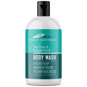 Purely Northwest Tea Tree Body Wash 290g front view