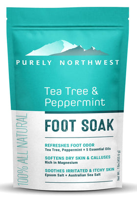 Purely Northwest Tea Tree & Peppermint Foot Soak front view