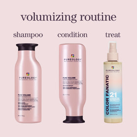 Pureology Pure Volume Shampoo close-up of label