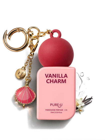 PUREU Creamy Vanilla Sandalwood Pheromone Perfume Oil front view