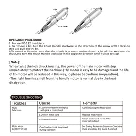 Puriom Nail Drill lightweight design with belt clip