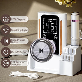 Puriom Nail Drill with charging cable and bits