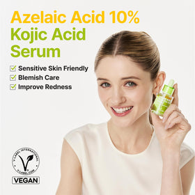 PURITO Azelaic 10% + Kojic Serum bottle side view