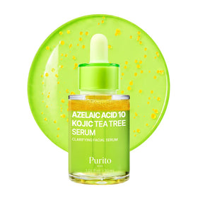 PURITO Azelaic 10% + Kojic Serum front view with packaging