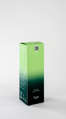 PURITO Centella Serum in hand for application