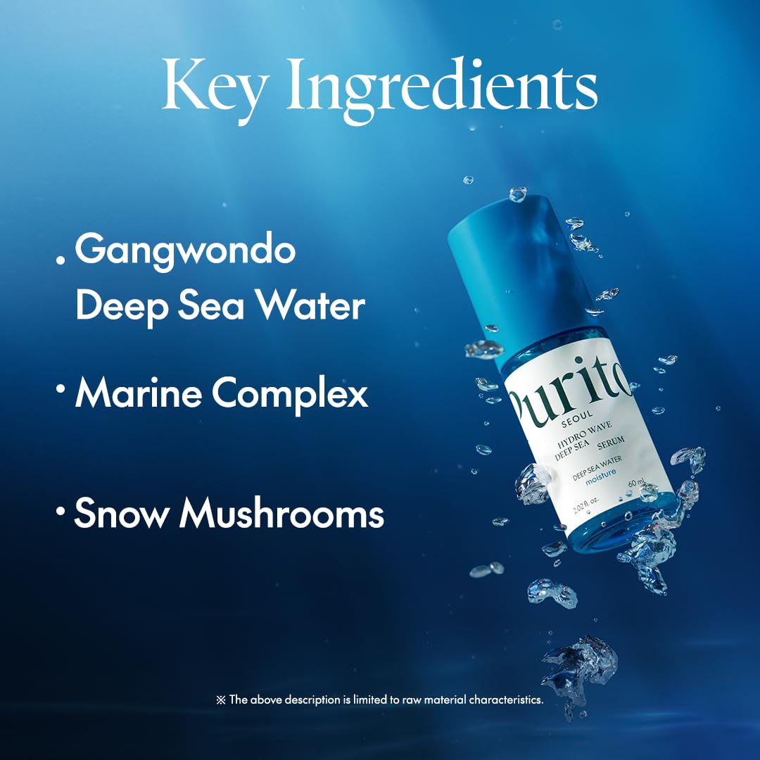 PURITO Deep Sea Serum 100g with lifestyle setting
