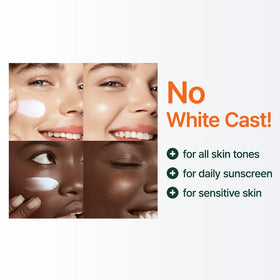 PURITO Korean Sunscreen SPF 50 application on skin