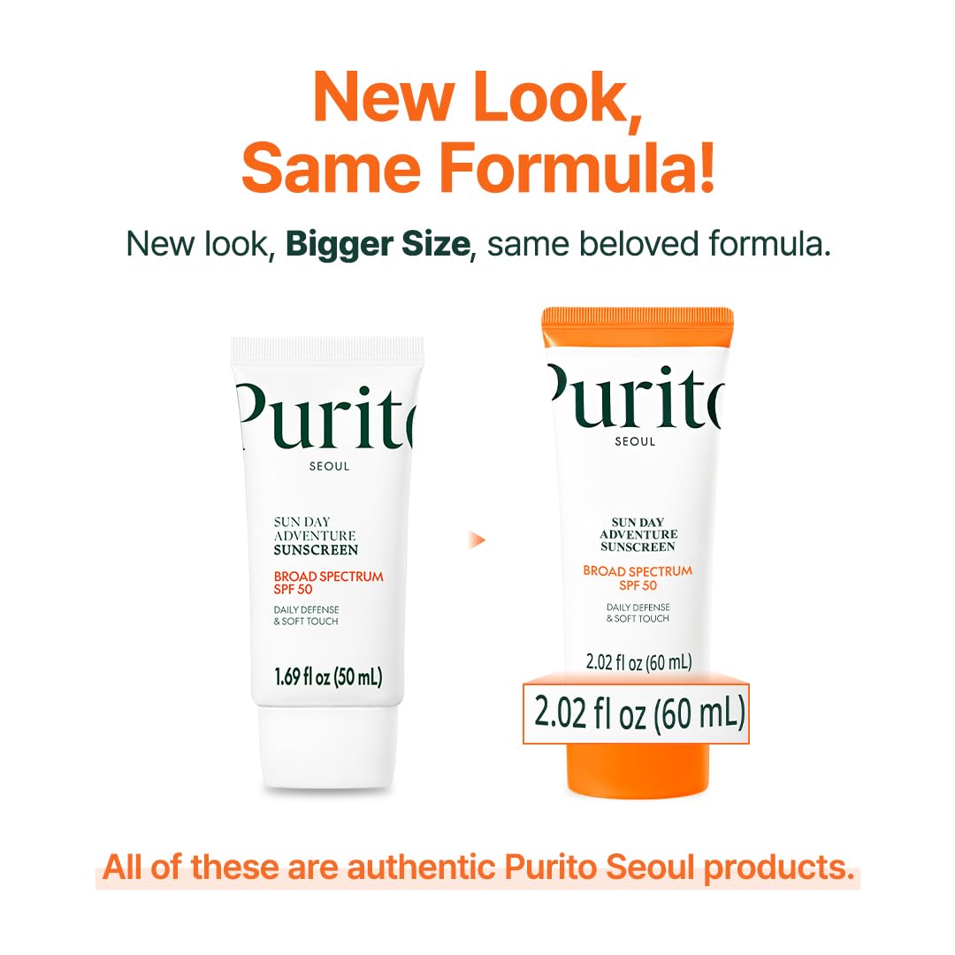 PURITO Korean Sunscreen SPF 50 texture close-up