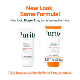 PURITO Korean Sunscreen SPF 50 texture close-up
