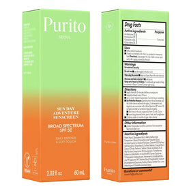 PURITO Korean Sunscreen SPF 50 with natural ingredients