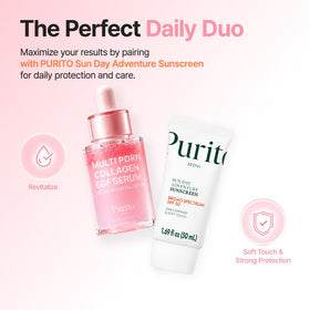 PURITO Multi PDRN Collagen EGF Serum texture on hand
