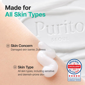PURITO Panthenol 10% Cream in lifestyle setting