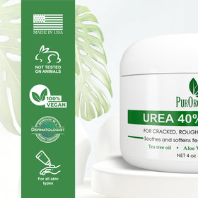 PurOrganica Urea Cream 40% texture close-up