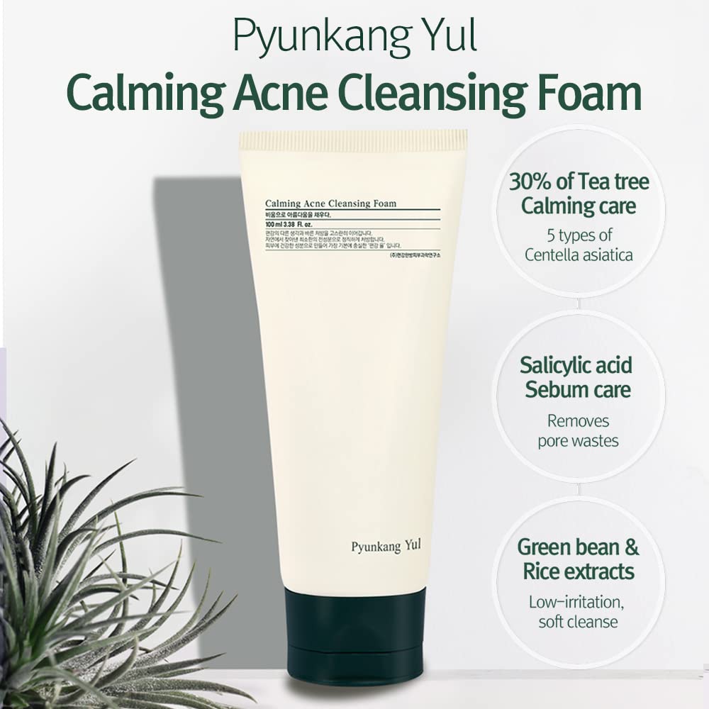Pyunkang Yul Cleansing Foam back view with ingredient list