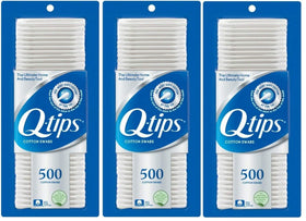 Q-tips Cotton Swabs Pack of 3 front view