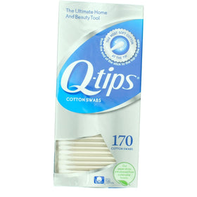 Q-tips Flexible Cotton Swabs 170 Count Pack front view