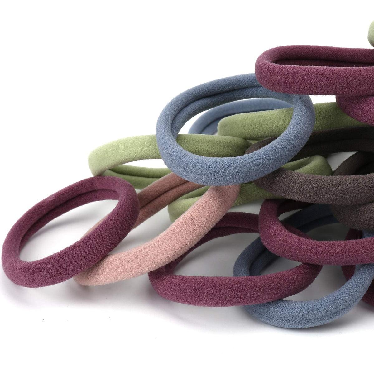 Qarwayoc Large Hair Ties 50PCS in assorted colours