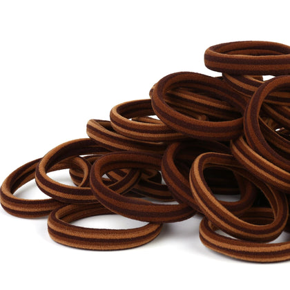 Qarwayoc Thick Hair Ties 50PCS in a pearly bag