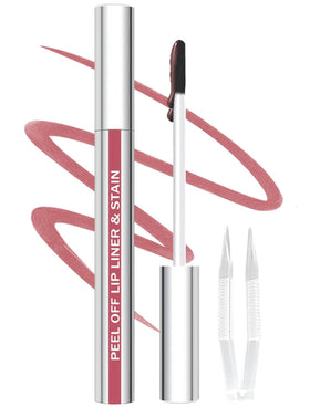 QCMME Lip Liner Stain Peel Off Nude Pink front view