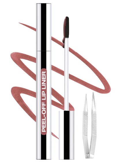 QCMME Lip Liner Stain Peel Off Rose Pink front view