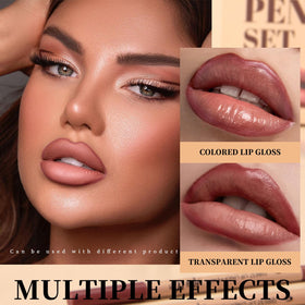 QiBest lip liner set packaging showcasing all 12 shades