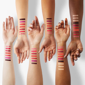 QiBest lipstick set packaging showing all 8 colours