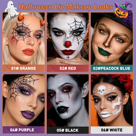 QiBest lipstick set showing green and purple shades