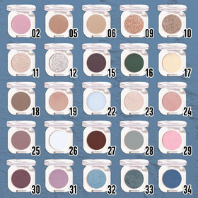 QIDSTERS Blue Matte Single Eyeshadow open view showcasing colour