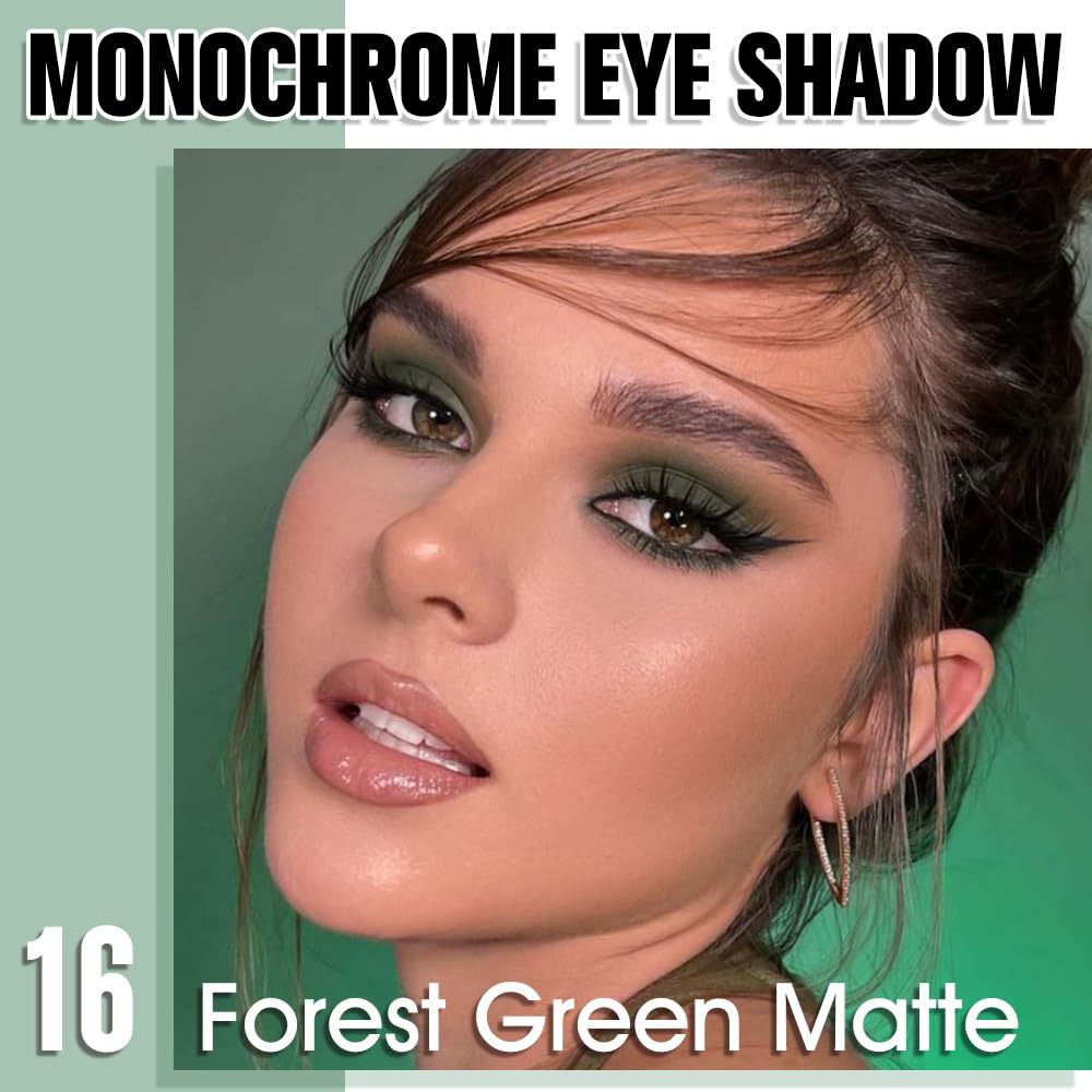 QIDSTERS Forest Green Matte Single Eyeshadow packaging