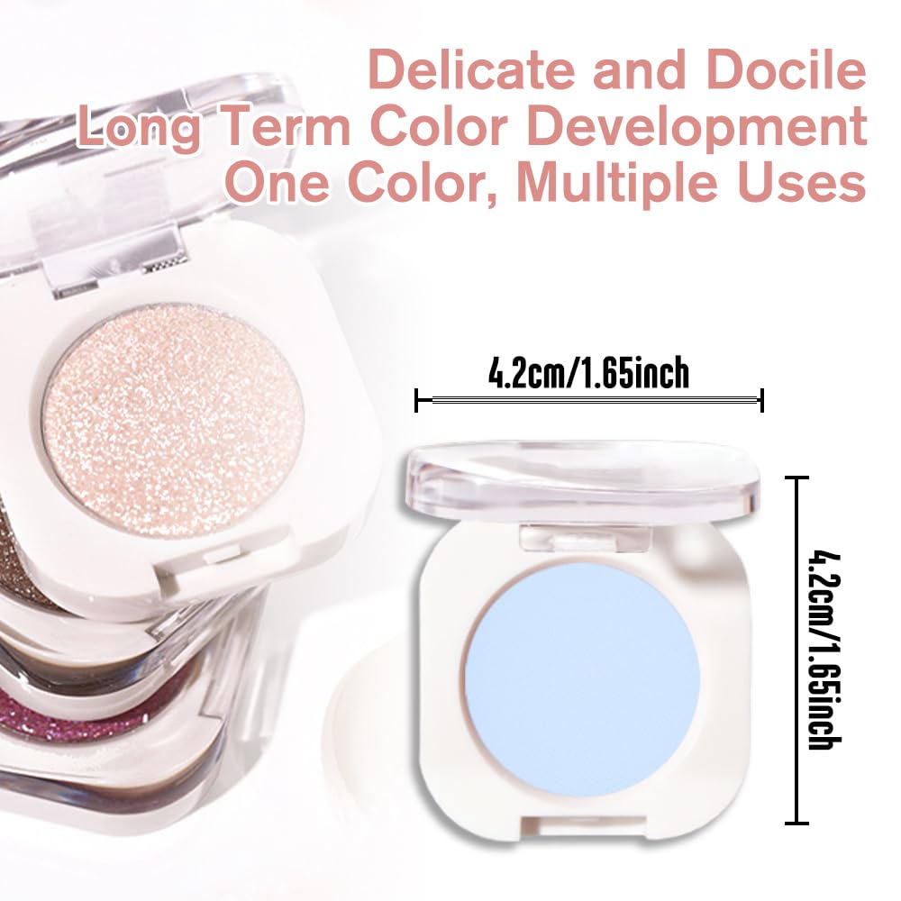 QIDSTERS Light Blue Matte Eyeshadow in purse