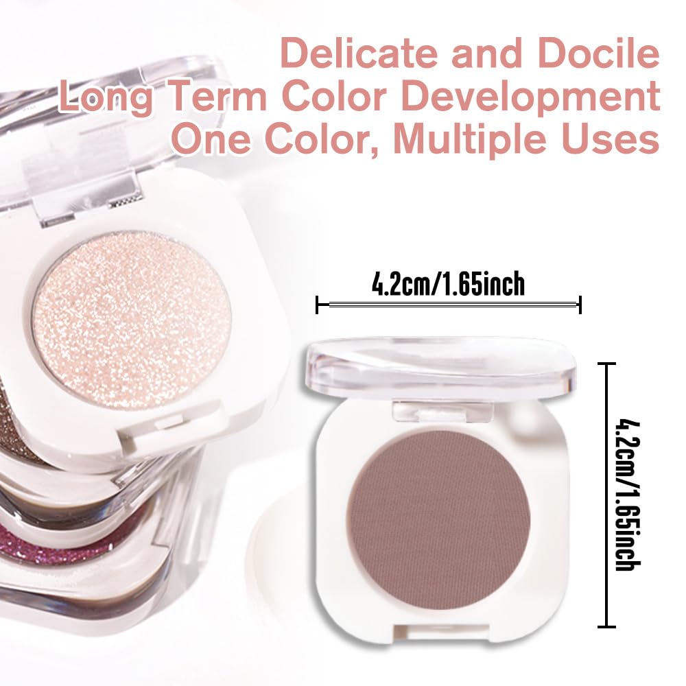 QIDSTERS Light Cocoa Matte Eyeshadow close-up