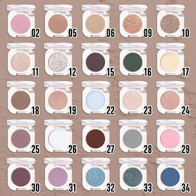 QIDSTERS Light Cocoa Matte Eyeshadow swatch on skin