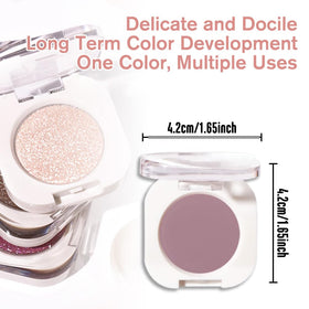QIDSTERS Mauve Taupe Matte Eyeshadow with brush