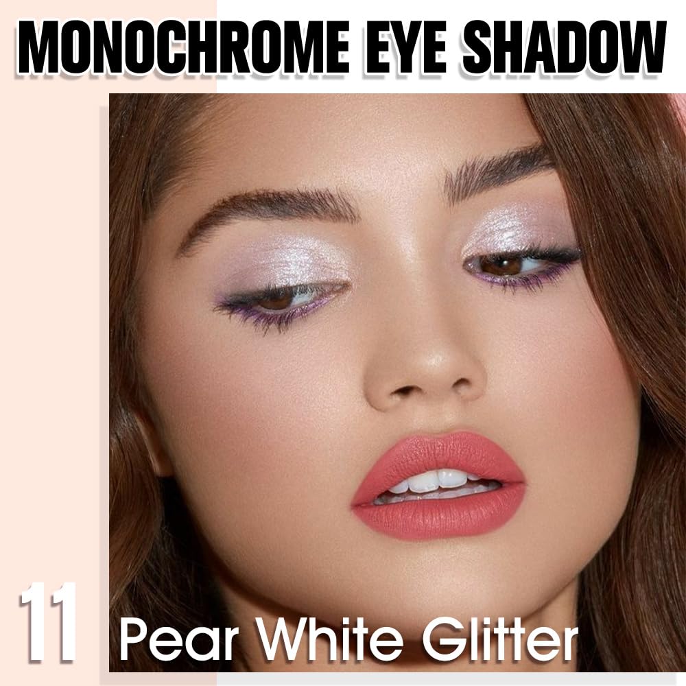 QIDSTERS Pear White Glitter Eyeshadow Mini 18g packaging