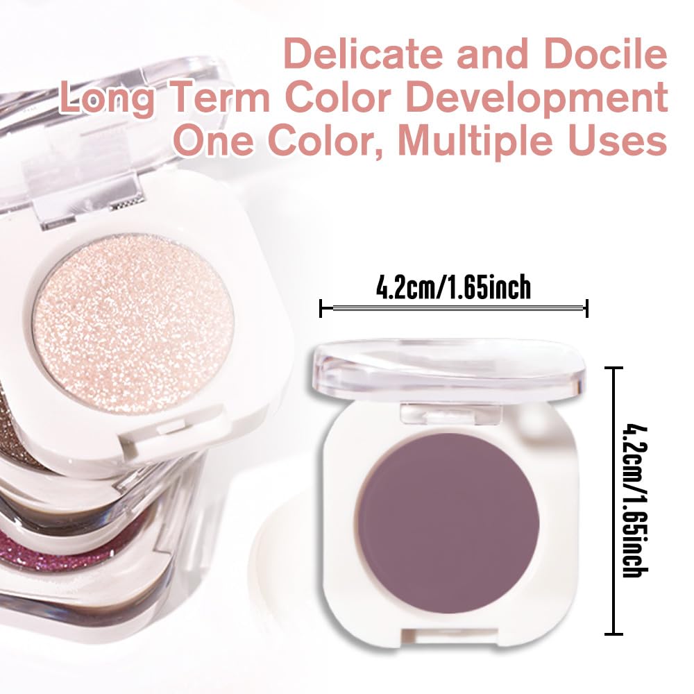 QIDSTERS Plum Matte Single Eyeshadow in a lifestyle setting