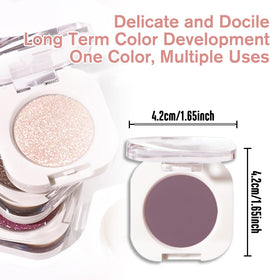 QIDSTERS Plum Matte Single Eyeshadow in a lifestyle setting