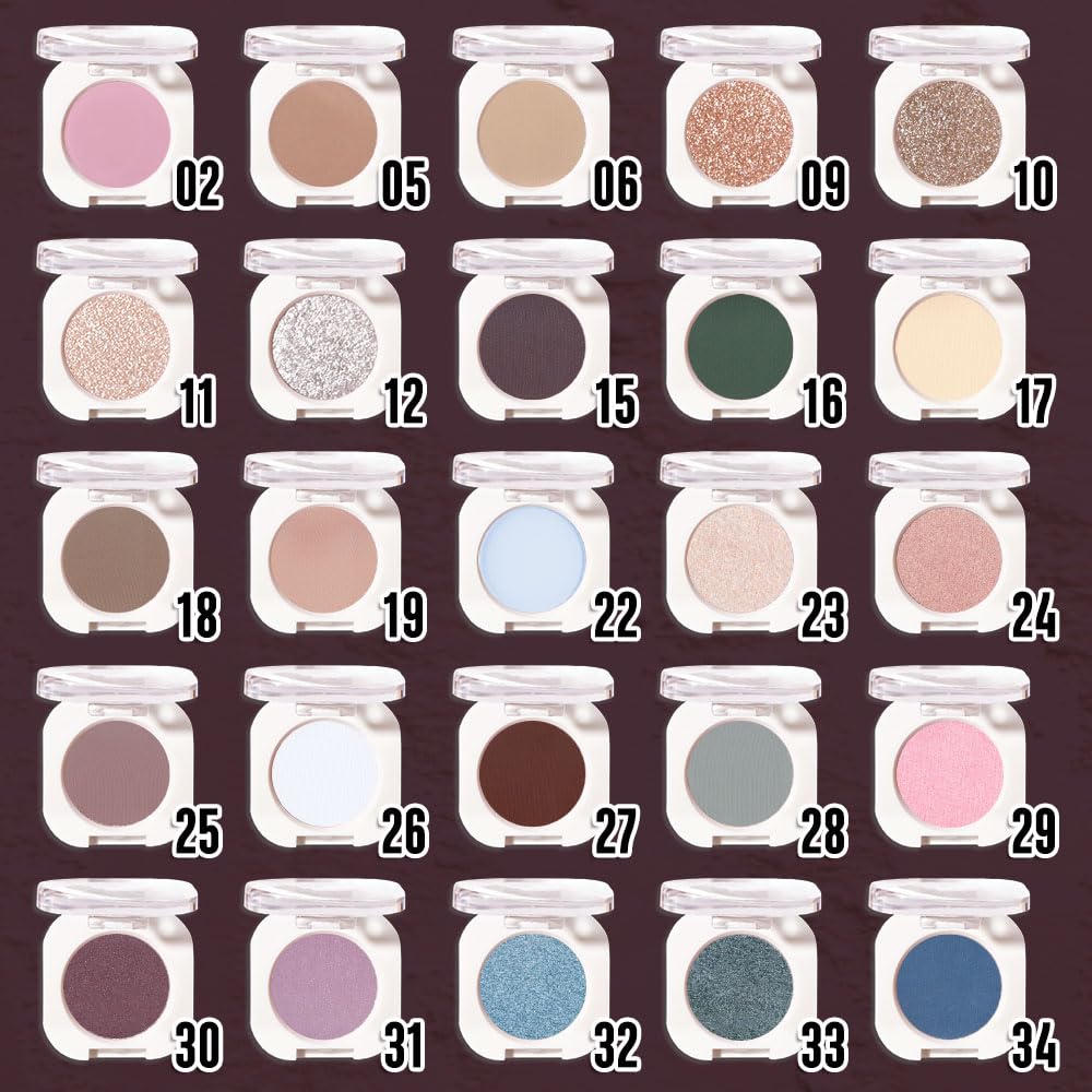 QIDSTERS Plum Matte Single Eyeshadow side view